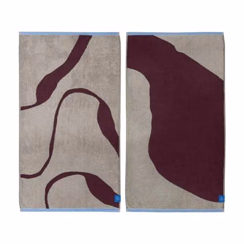 Mette Ditmer gastendoeken Nova Art set van 2, B: 55 cm, D: 40 cm