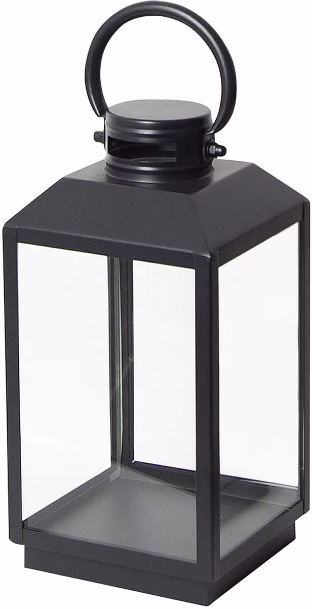 KS Verlichting Newport Windlicht Zwart Small