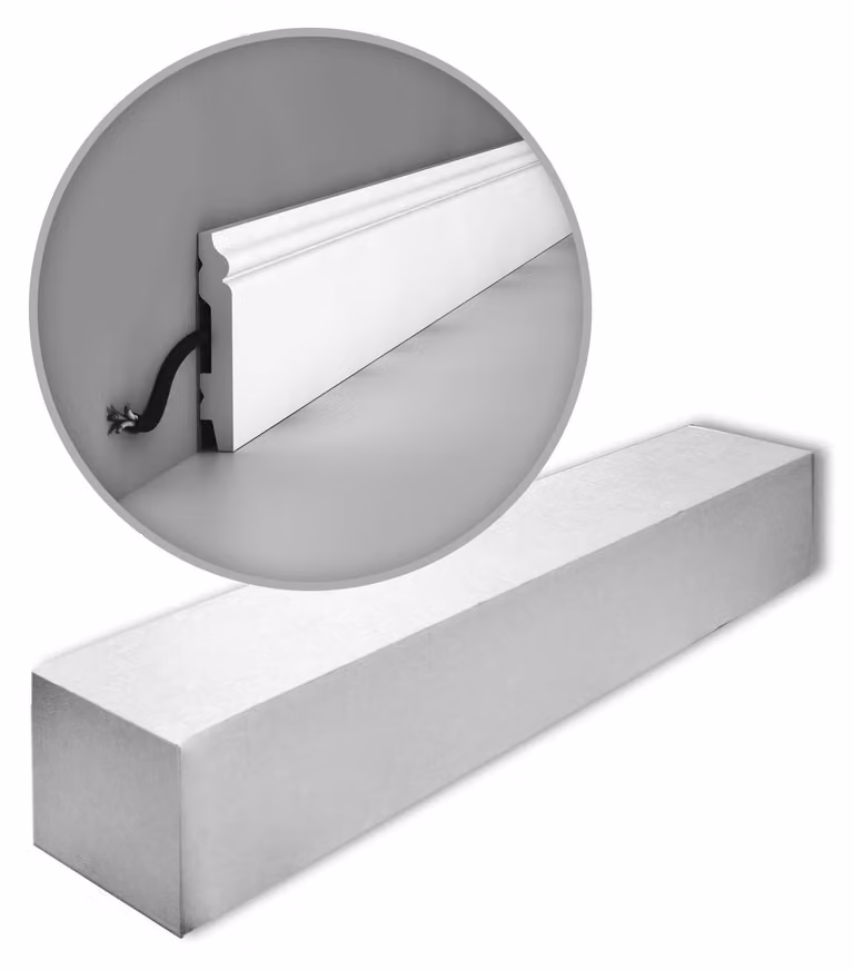 Orac Decor SX165 AXXENT multifunctionele plinten, 32 m (1 doos van 16 stuks)