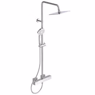 Ideal Standard Ceratherm C100 Square Douchesysteem A7540AA