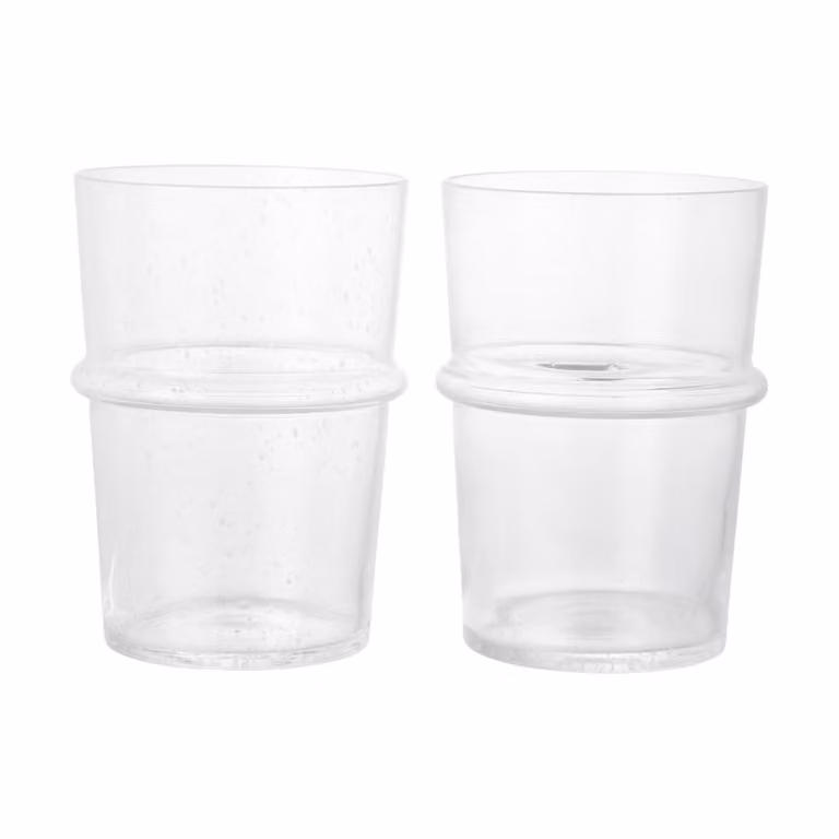 Ferm Living Boya drinkglas hoog 45 cl 2-pack Clear