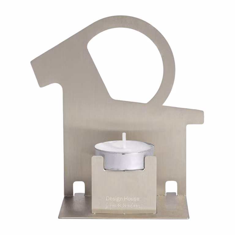 Design House Stockholm Pop-up waxinelichtjeshouder Julbock Roestvrij staal