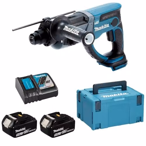 Makita Lichtgewicht Slagboor 20mm 18V Lithium 5Ah MakPac