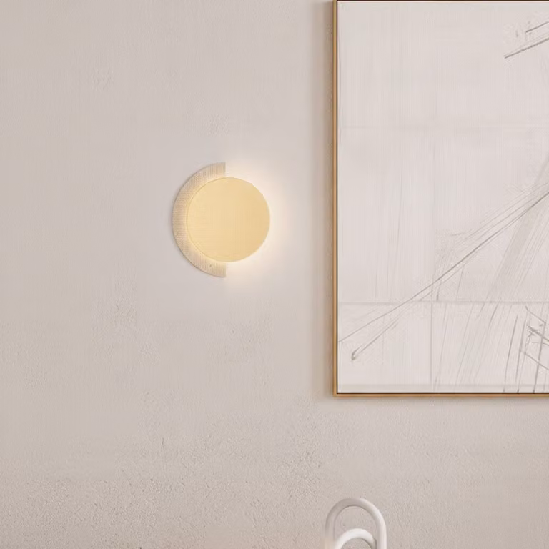 Lyora Molli Design Wandlamp Travertin Beige Ø 17 cm