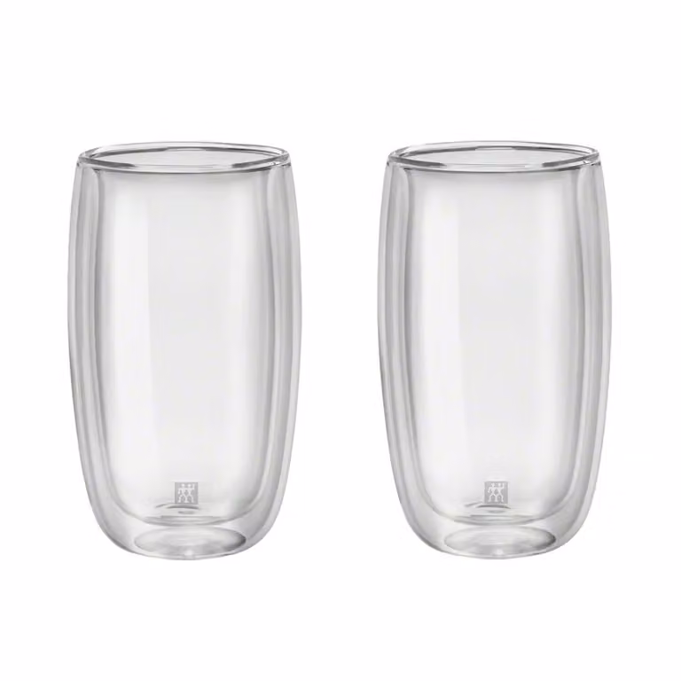 Zwilling Sorrento Dubbelwandig Latte Macchiato Glas Set, 2 stuks, 350 ml