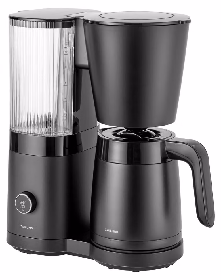 ZWILLING 53106-001-0 Koffiezetapparaat voor filterkoffie, 1,25 liter, 1860 W, Zwart