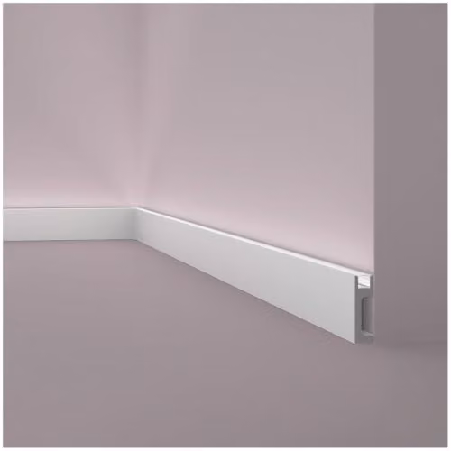 NMC IL10 WALLSTYL Verlichtingsprofielen voor indirecte verlichting, 14 stuks, Grijs, B/D/H: 80 x 23 x 2000 mm