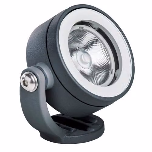 Franssen 4W Floodlight Clock - Moderne Vloerlamp van Metaal
