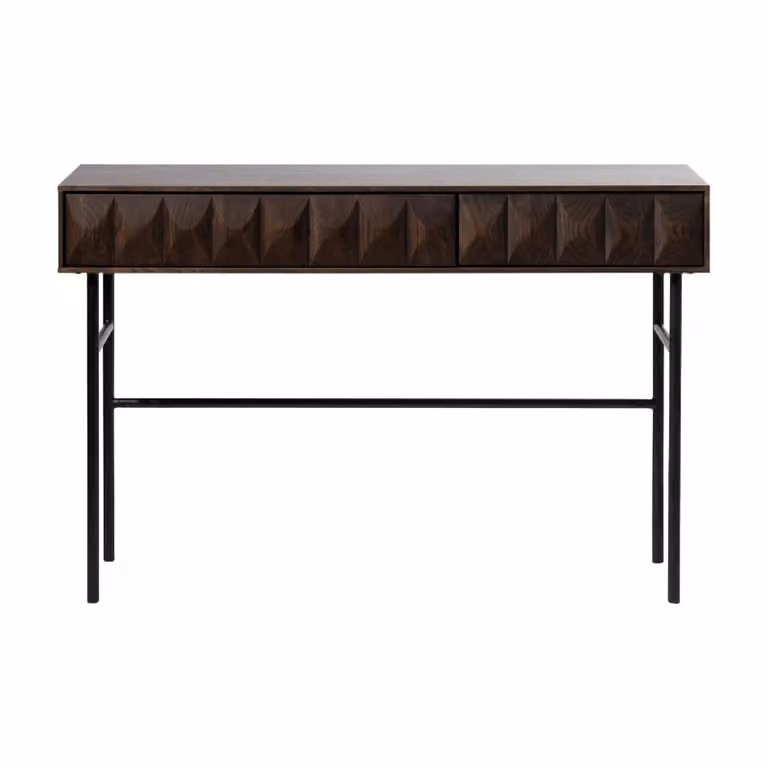 Nest of Nora Sidetable Svenn met lades - Donkerbruin - B/D/H: 116 x 76 x 39 cm