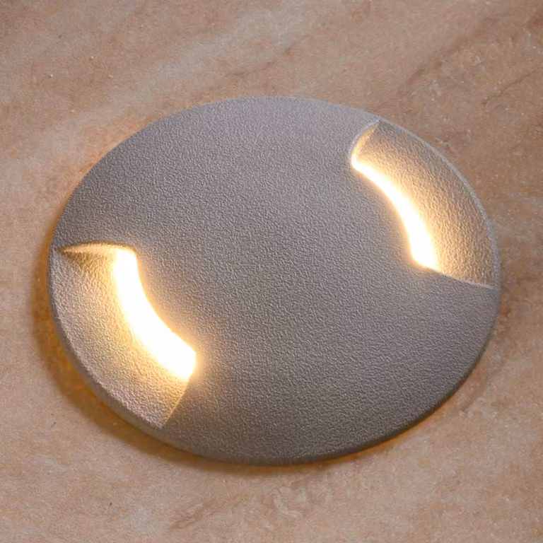 Fumagalli Ceci LED grondspot inbouwlamp grijs CCT rond