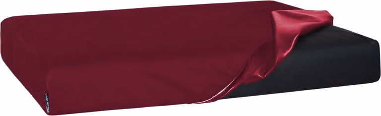 Quick-Cover MEDIC UNI matrasbeschermer CARLOS voor volwassenen, Donkerrood, Matrasmaat: 100 x 80 cm, Hoogte: 5-7 cm