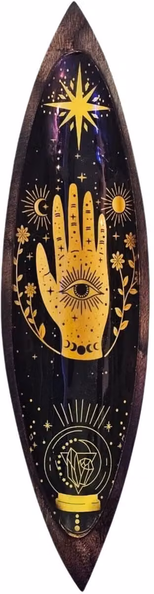 Hamsa Emaille Wierookkom van Mangohout