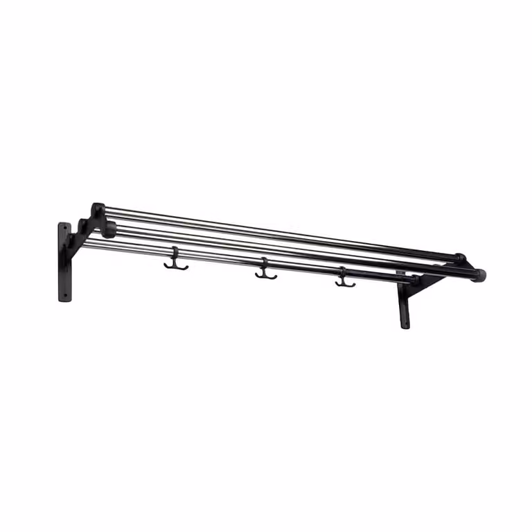 Essem Design Nostalgi 291 Hoedenplank met chroom en zwart frame