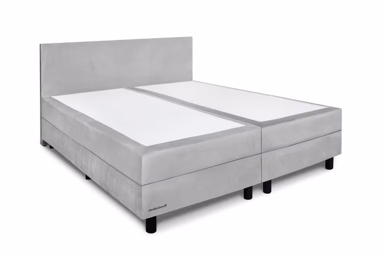 Beddenleeuw Boxspring Isabella Silver Gray Monolith 84, B/D/H: 100 x 220 cm
