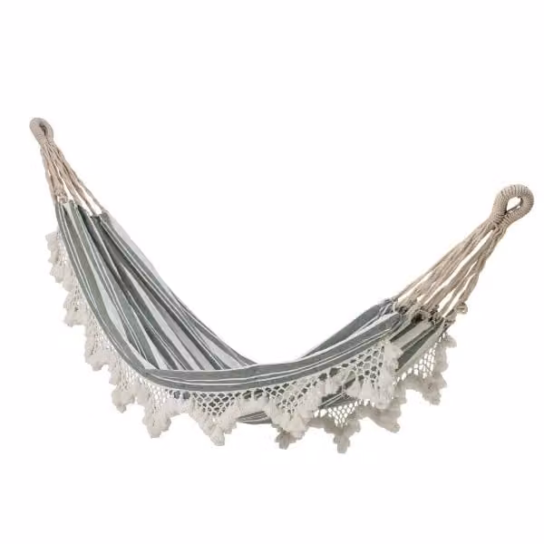 Bloomingville Cruz hangmat groen B/D/H: 300 x 100 cm