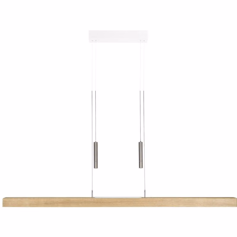 HerzBlut Leonora Up & Down Hanglamp in Oak Nature, 121 cm