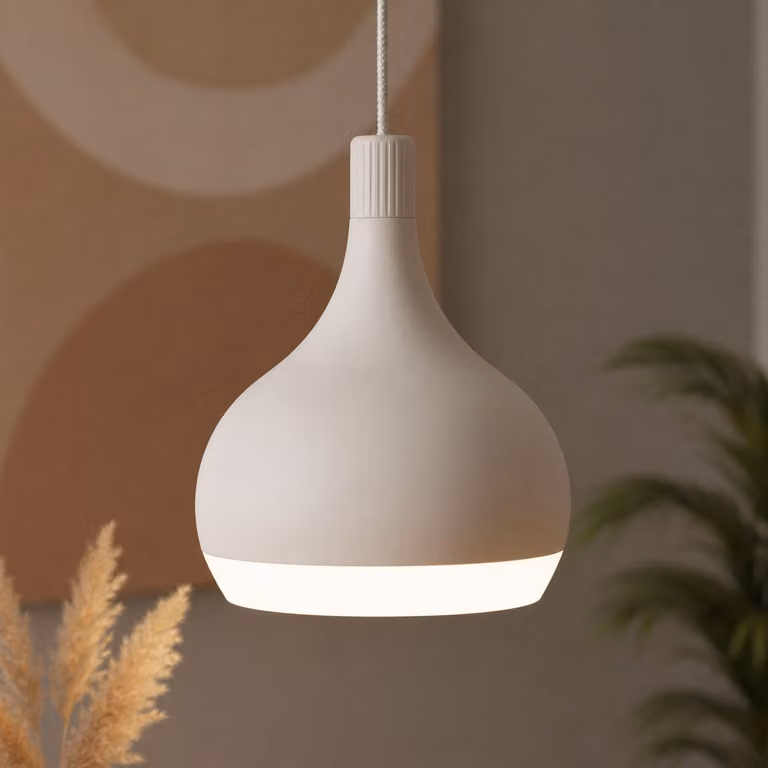 Artdelight Led hanglamp Ohio wit modern