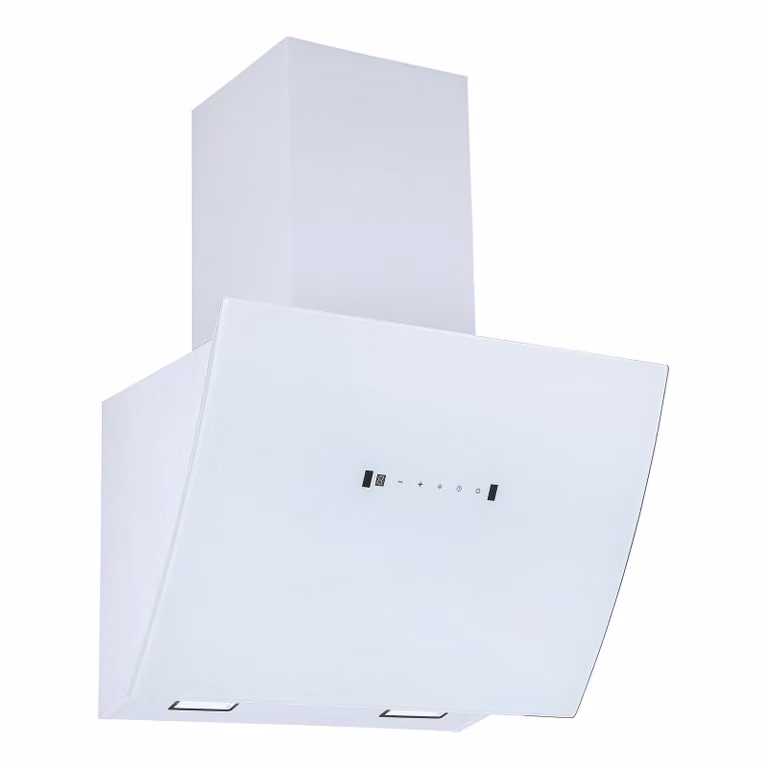 home24 Schuine afzuigkap wit, B/D/H: 60 x 41 x 116 cm