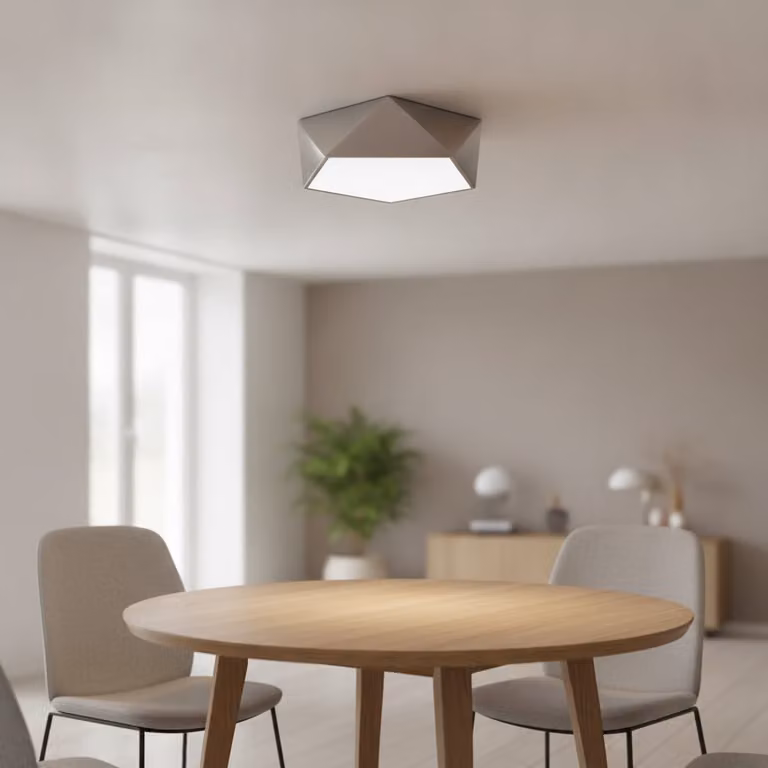 Lyora Design plafondlamp Darius zilver