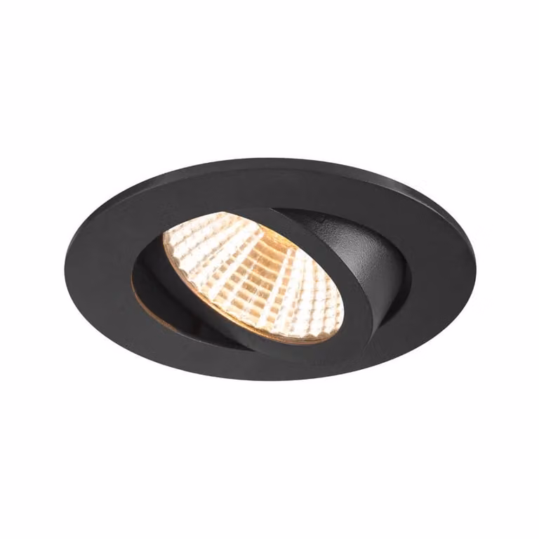 SLV New Tria Uni Ronde Led Spot - Zwart - 600lm - CCT
