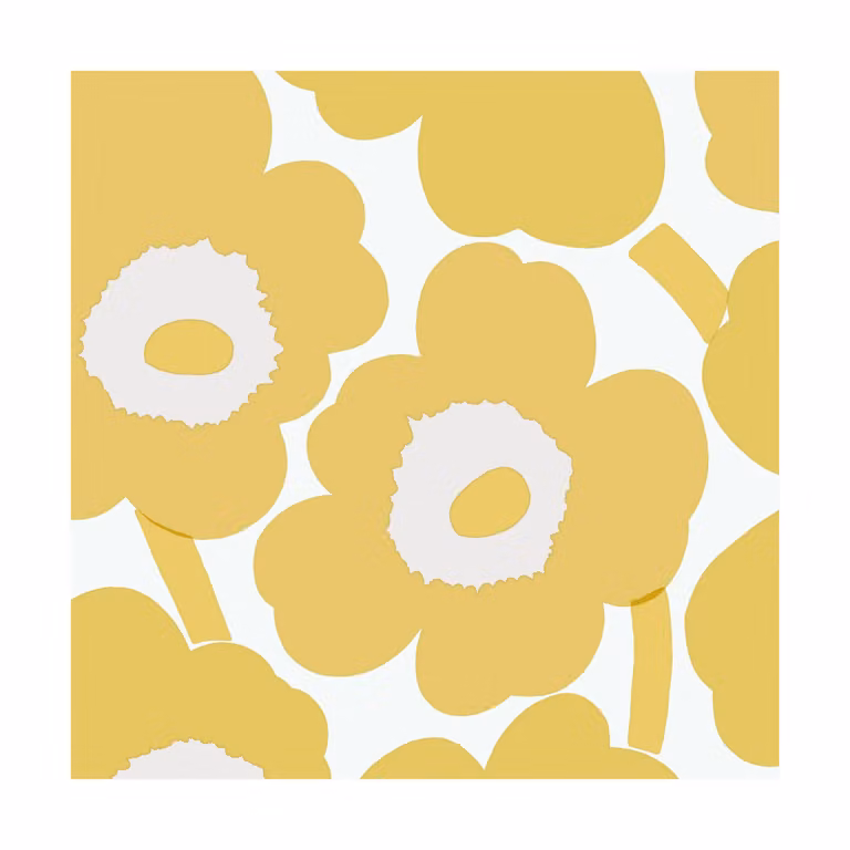 Marimekko Unikko servet 20-pack Gold 33 x 33 cm