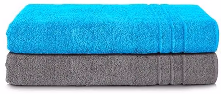 Set van 2 XXL Badlaken Handdoeken 100% Katoen - Breedte: 80 cm, Lengte: 200 cm