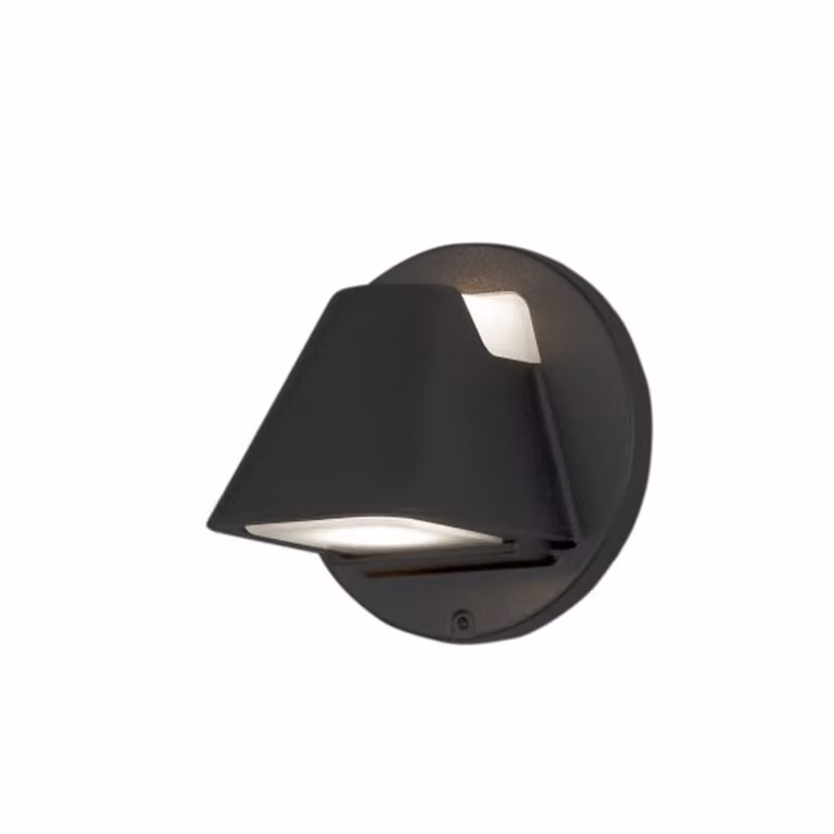 Konstsmide Hild Buitenlamp Up-Down, Zwart, Dimbaar, LED