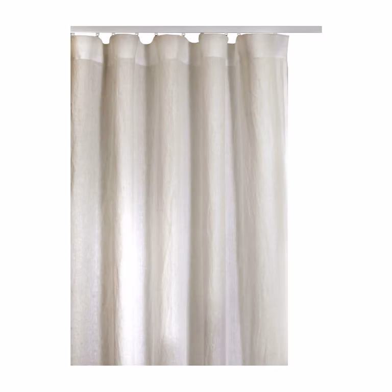 Himla Twilight gordijn met plooiband Fog B/H: 140 x 250 cm