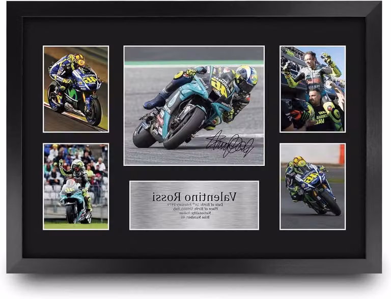 Gedrukte Foto Gesigneerde Reproductie Fan Decoratie A3 Formaat Zwart