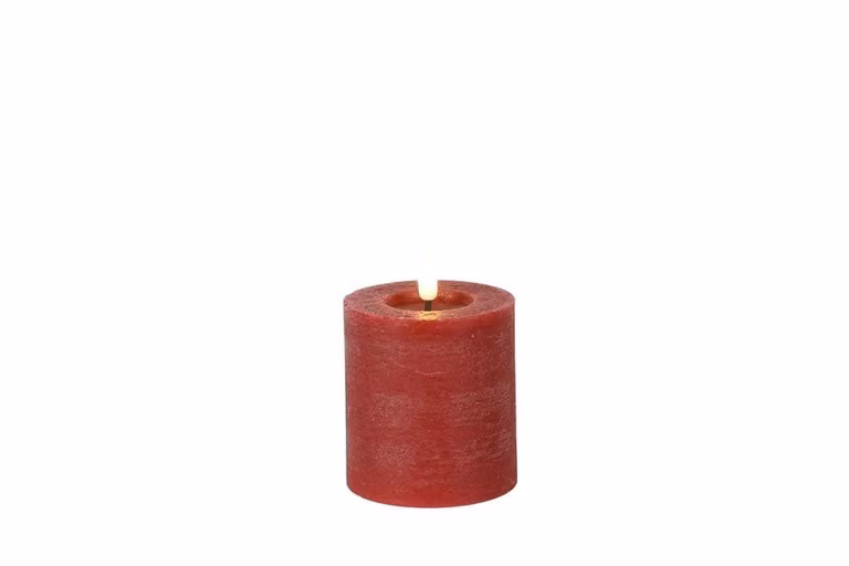 Countryfield Led kaars Lyon Rood D7,5 H 8 cm
