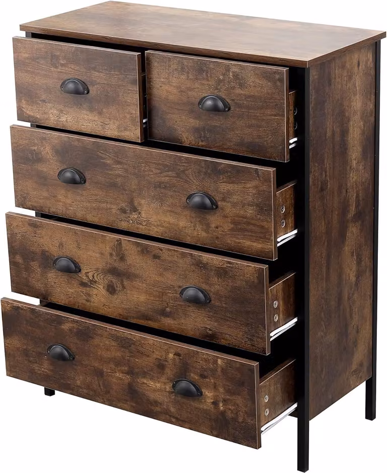 Moderne Slaapkamer Meubelset voor Ruimteorganisatie in Houtkleur, B: 79 cm, D: 49,5 cm, H: 180 cm