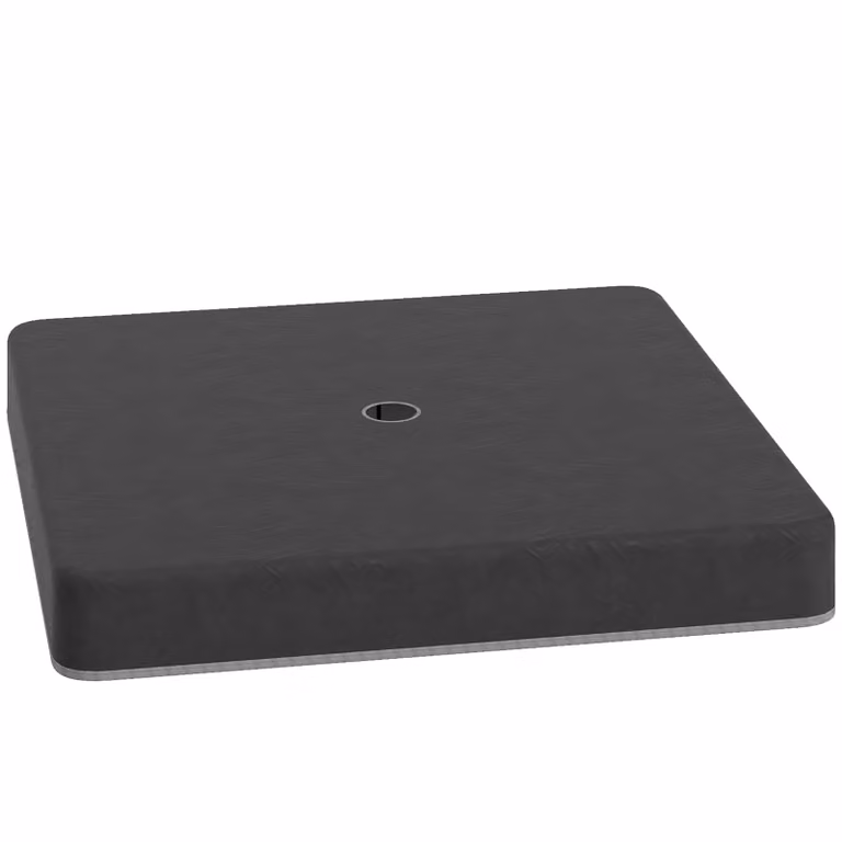 Outsunny Basisgewichten voor parasolvoet, zwart, B: 89 cm, D: 89 cm, H: 10,5 cm
