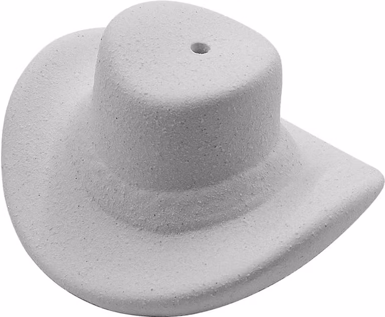 Dailygoods Wierookhouder Cowboyhoed - Keramisch - Western Decor