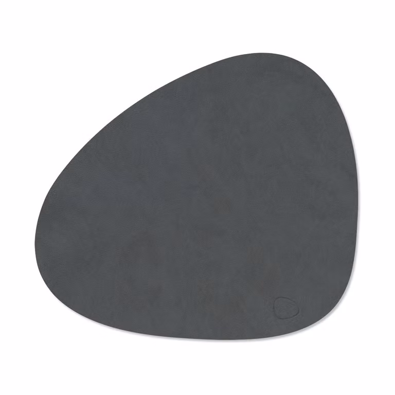 LIND DNA Nupo placemat curve M Anthracite voor volwassenen