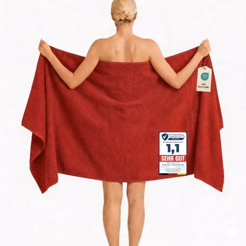 Komfortec XXL Badhanddoek van 100% Katoen, 100 x 200 cm