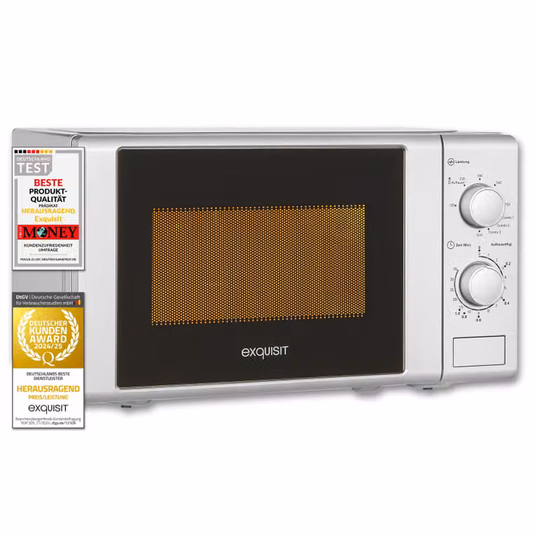 Exquisit magnetron met grill model MW900-030G zilver