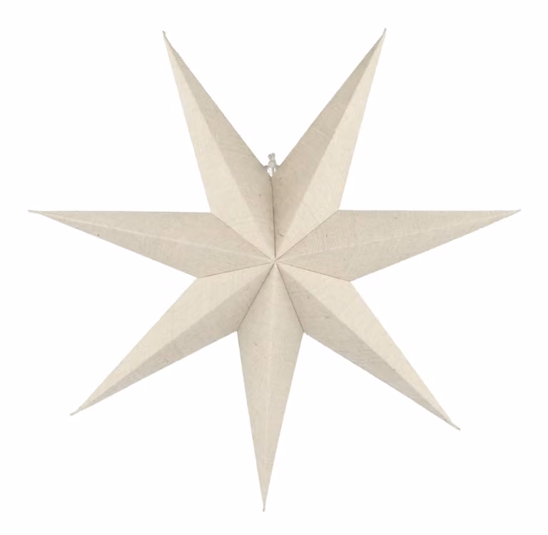 Scandi Living Bare adventsster wit 60 cm