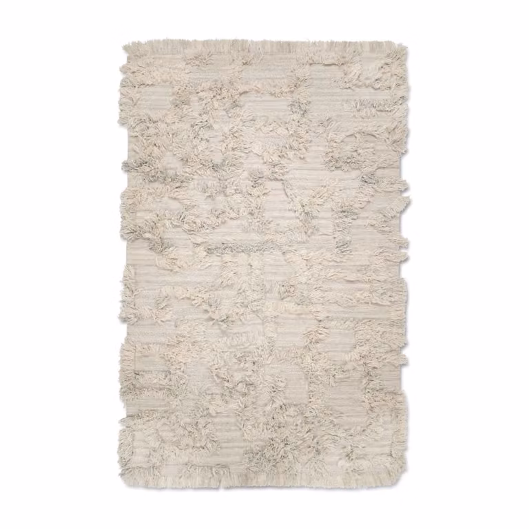 Classic Collection Rio wollen vloerkleed Ivory melange 250 x 350 cm