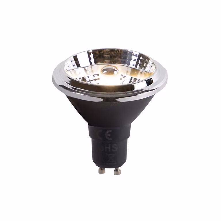LUEDD GU10 Dim to Warm LED Lamp AR70 6W 320 lm 2000K-3000K Zwart