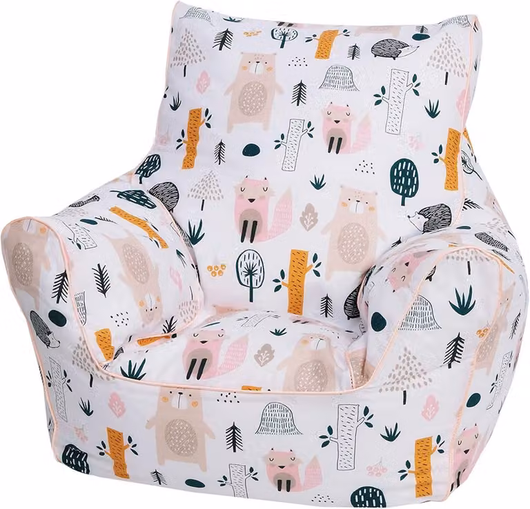 Comfortabele Kinder Zitzak met Dierenprint voor de Speelkamer