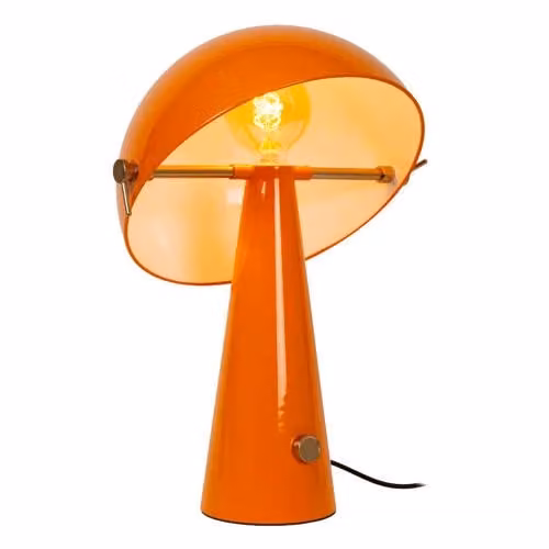 Lucide Barone Tafellamp Oranje Metaal E27