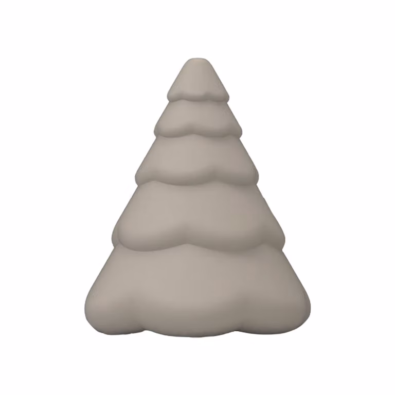 Cooee Design Snowy kerstboom Sand, 20 cm