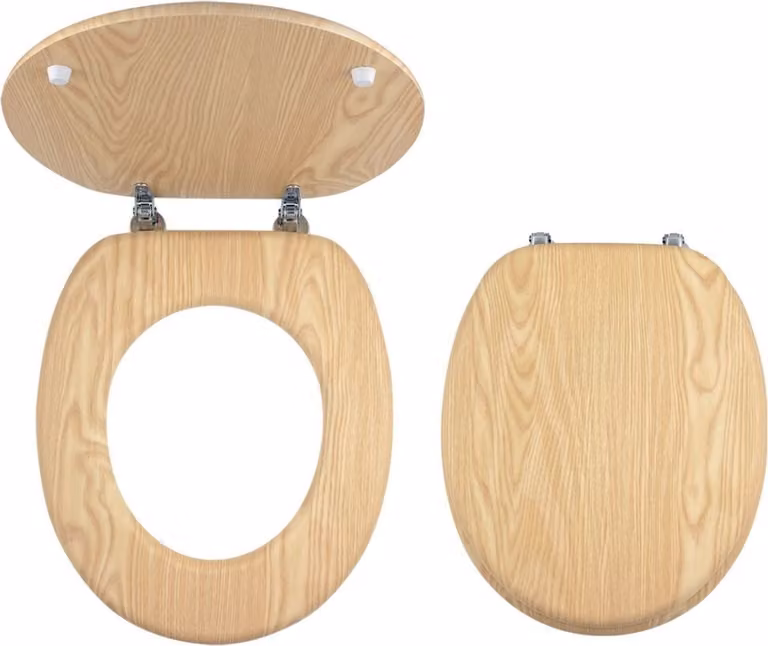 Novaservis Toiletbril met fineer op MDF-basis