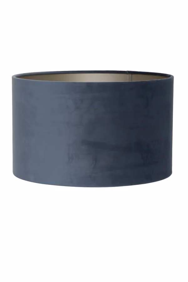 Light en Living Kap cilinder VELOURS dusty blue Ø40 x 30 cm
