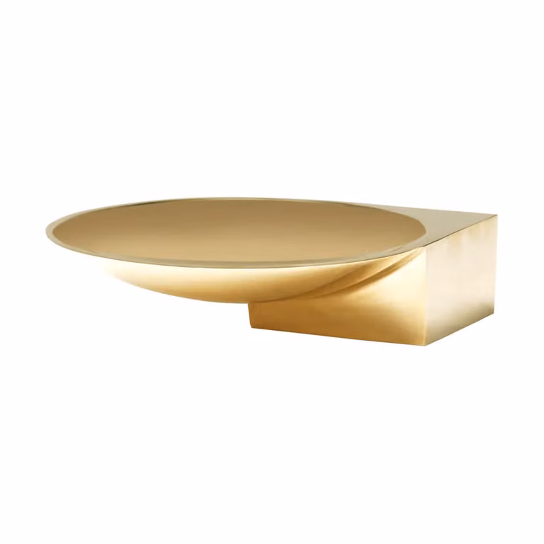 Ferm Living Santany decoratieschaal, goud, Ø 14 cm