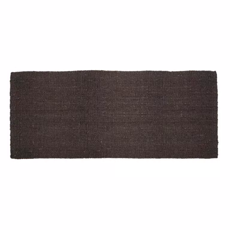 Dixie Jute deurmat zwart 80 x 180 cm