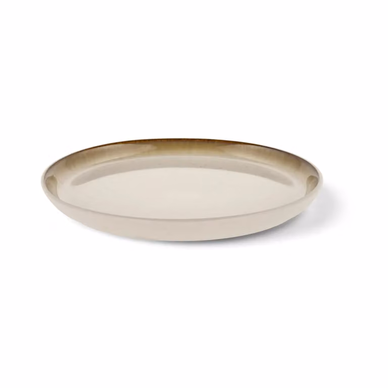 Bitz Bitz gastro bord Ø 21 cm Wit-crèmewit