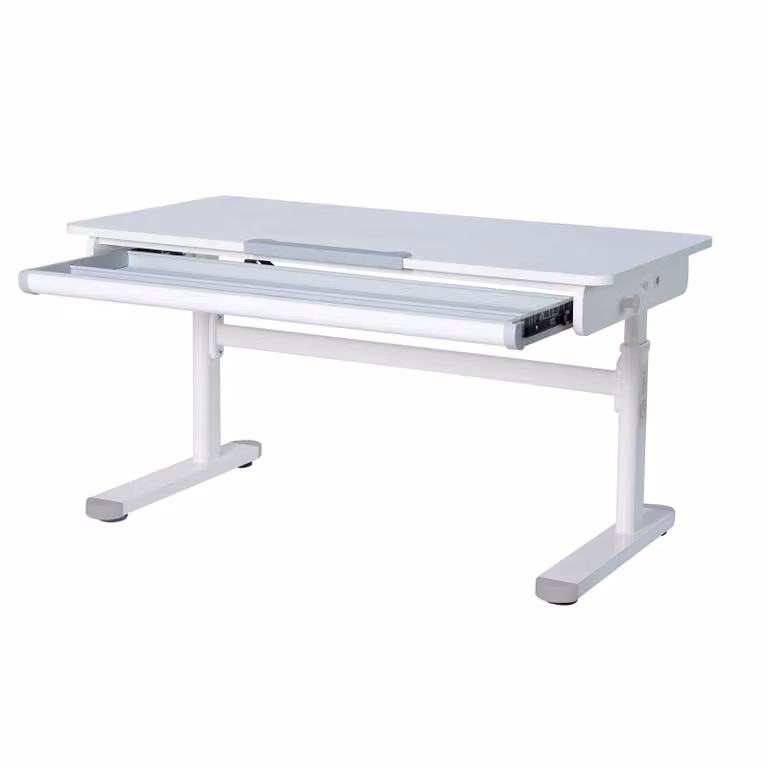 Roba Kinderbureau Smart Grow Wit met lade en in hoogte verstelbaar, B: 110 cm, D: 60 cm