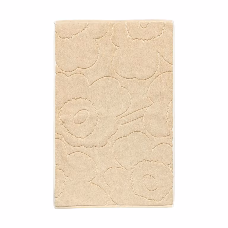 Marimekko Piirto Unikko badkammatmat - Beige - 50 x 80 cm