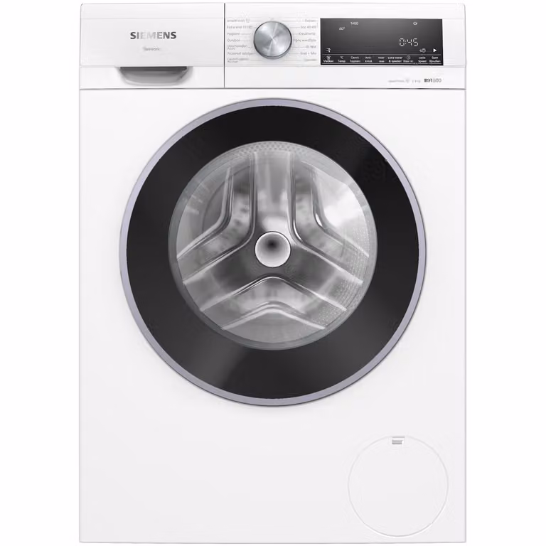 Siemens WG44G2ZLNL Wasmachine Wit, 9 kg, 1400 toeren, Frontlader met stoomprogramma's